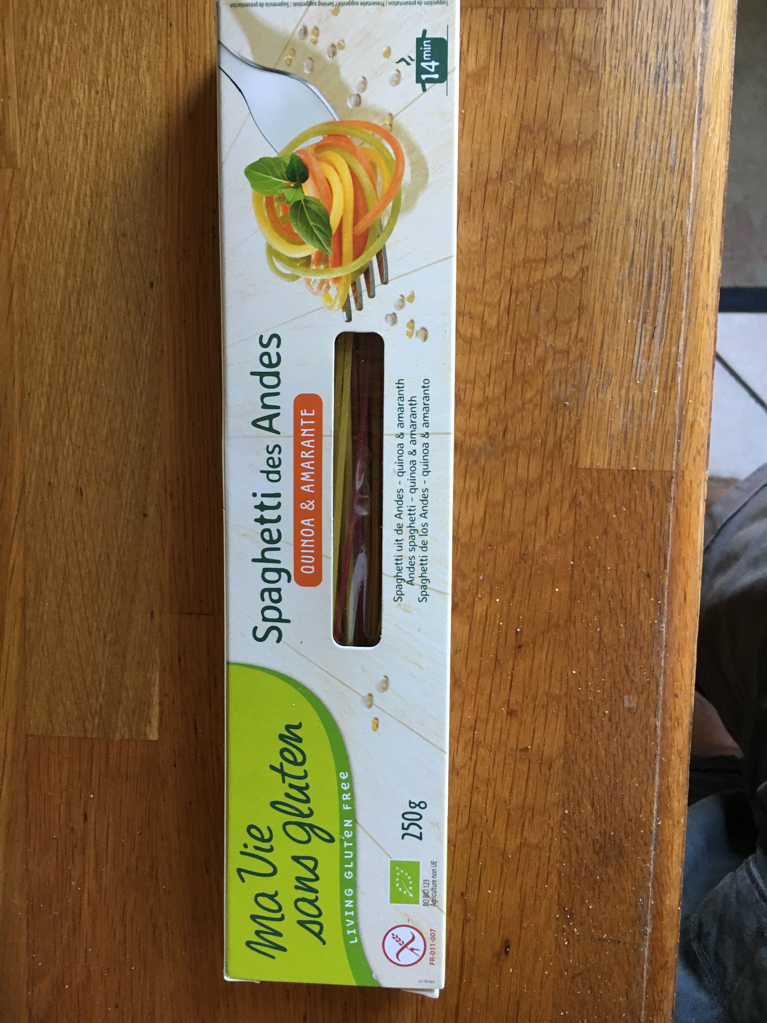 Spaghetti des Andes Quinoa Amarante