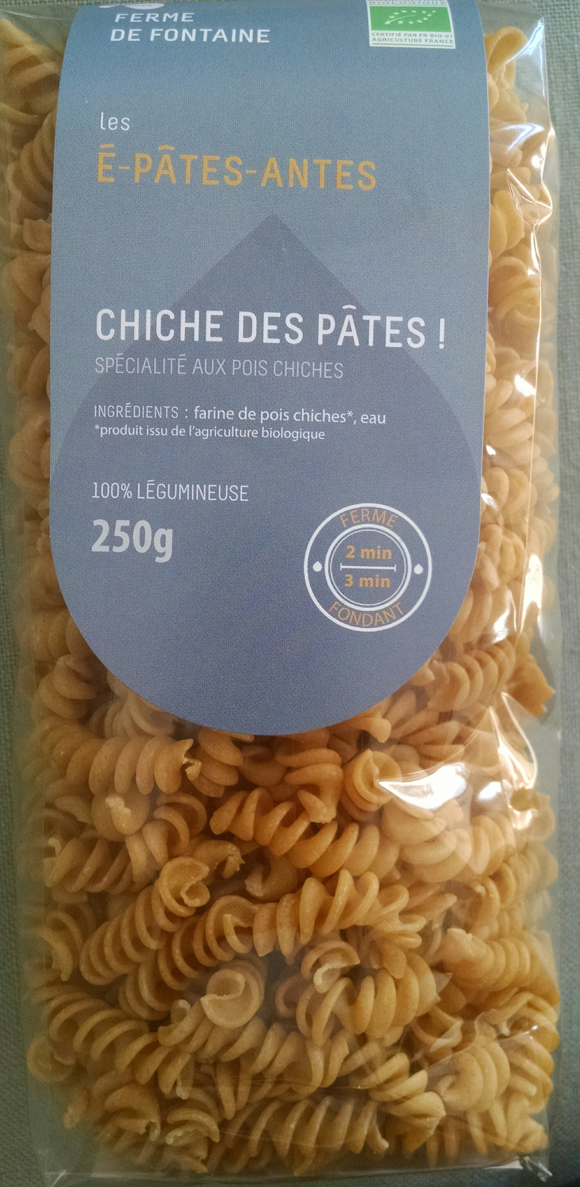 chiche des pâtes !