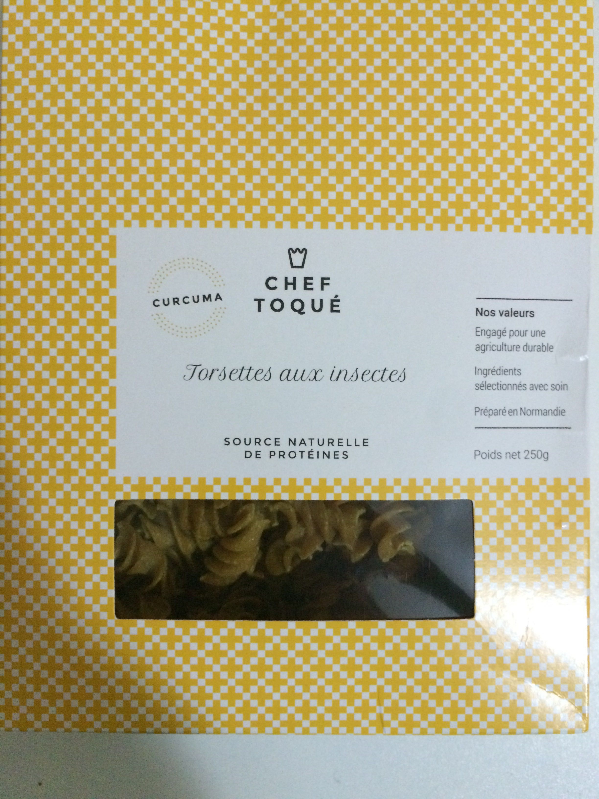 Torsettes aux Insectes - Curcuma