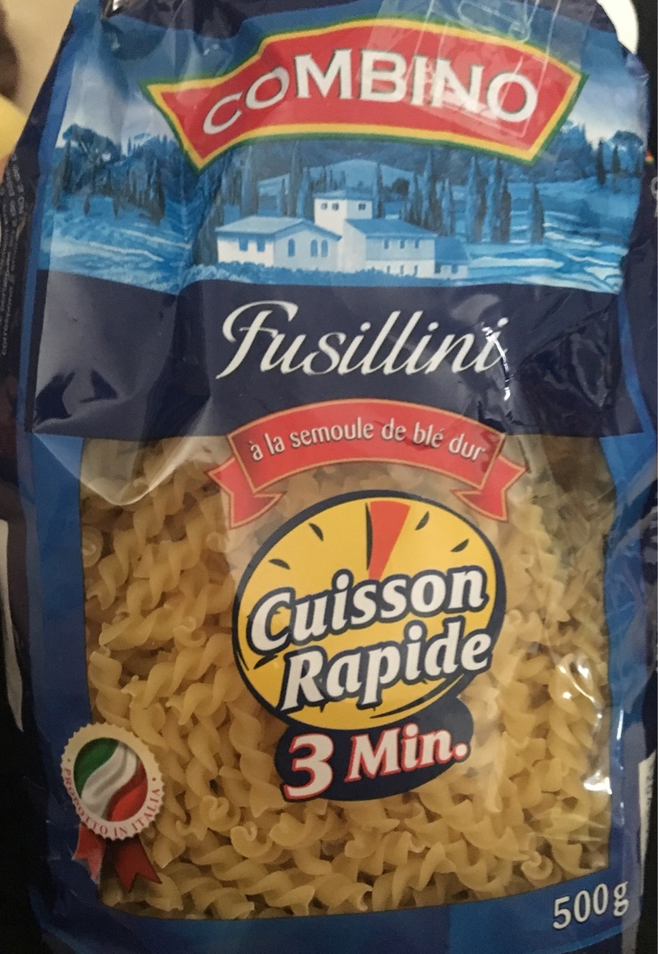 Fusillini cuisson rapide