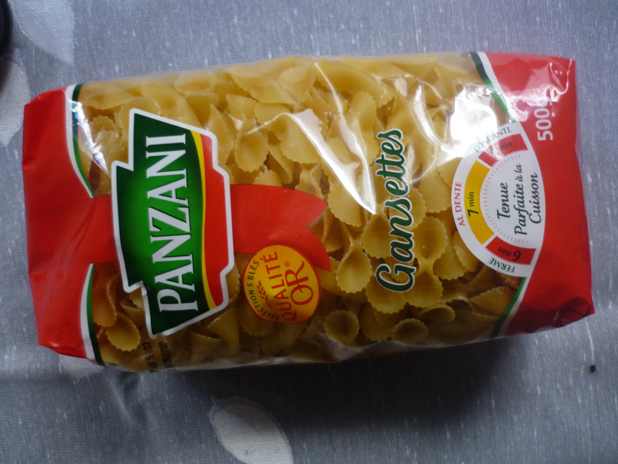 Panzani gansettes 500g