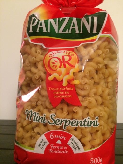 Panzani mini serpentini 500g