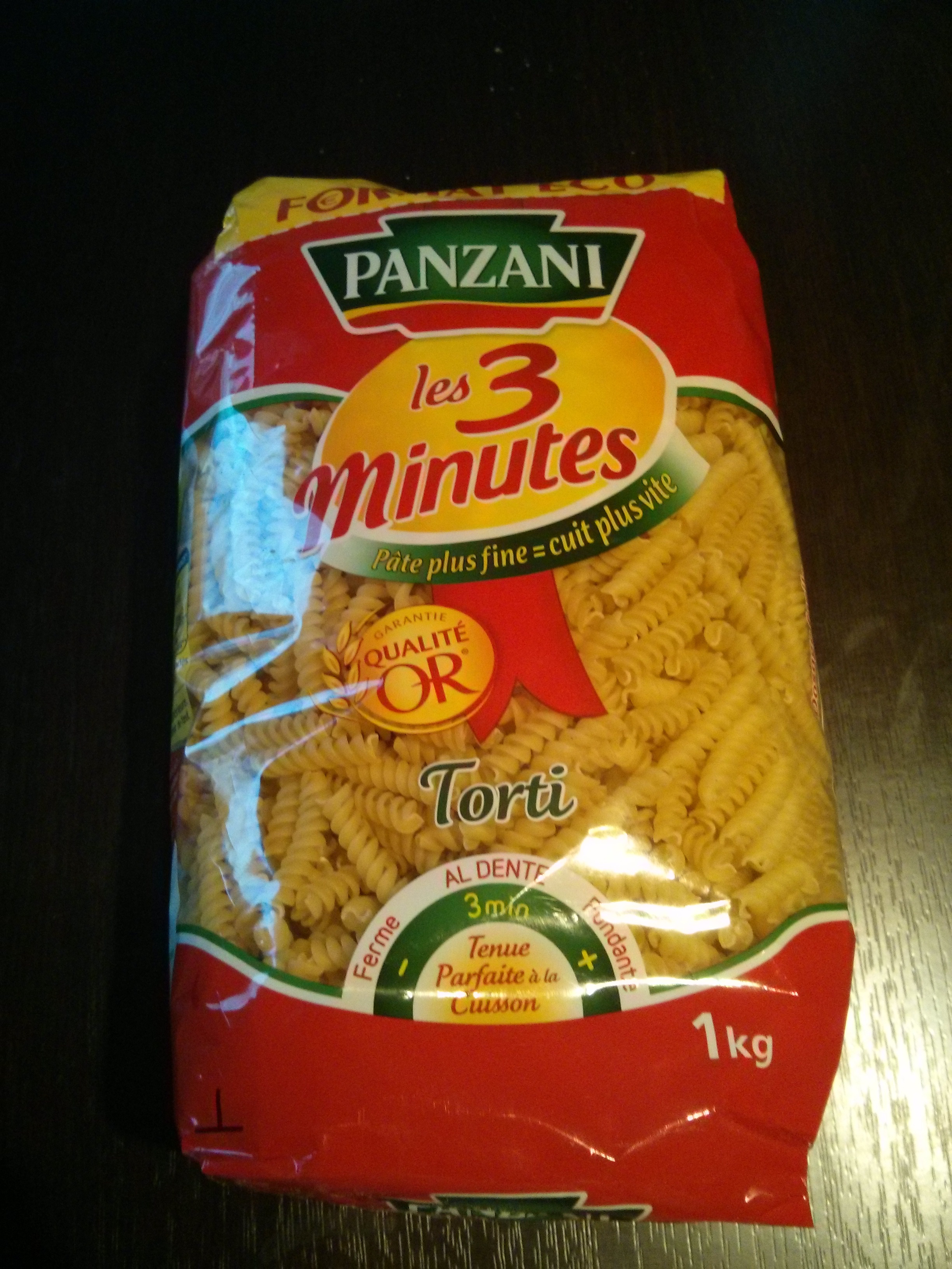 Panzani torti 3 minutes 1kg