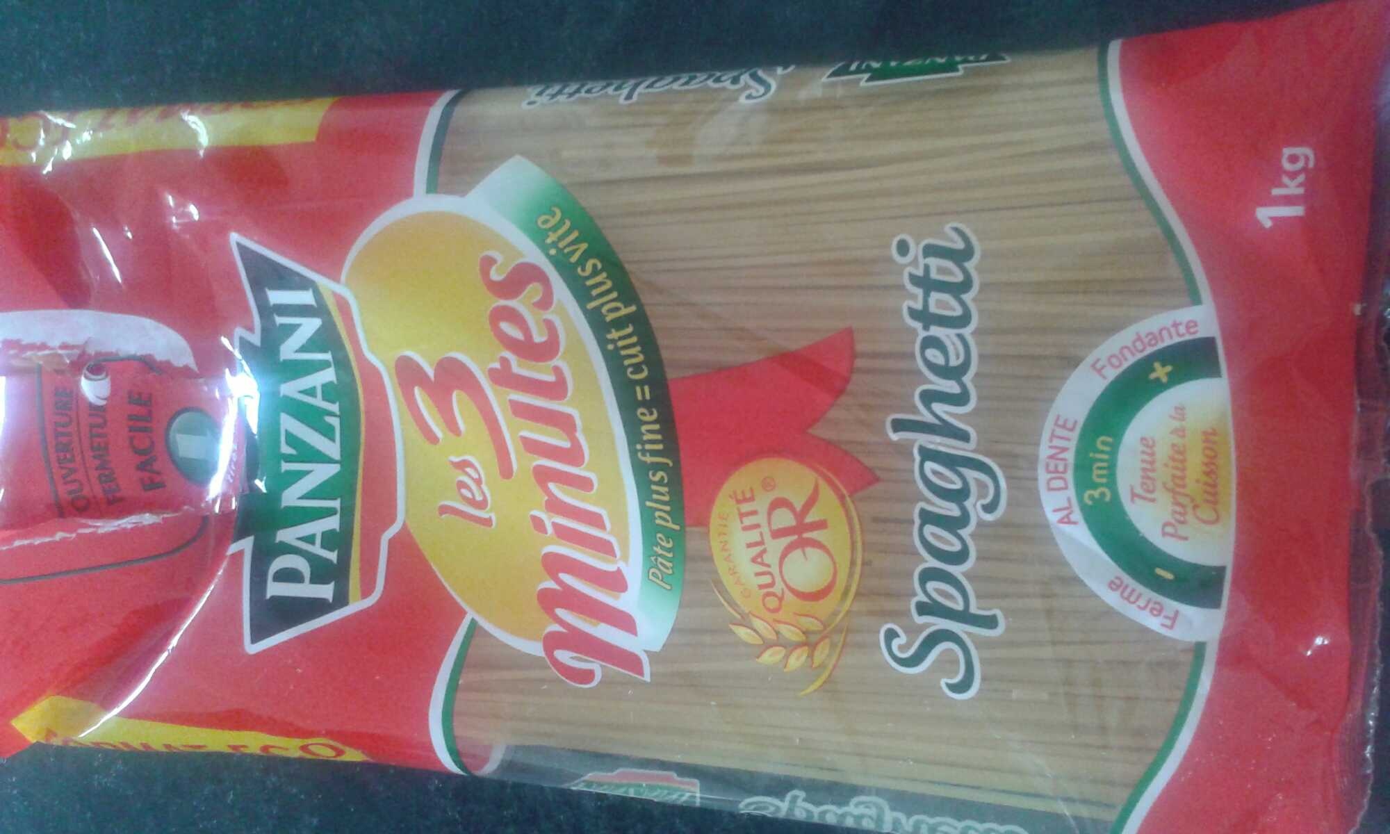 Panzani spaghetti 3 minutes 1kg