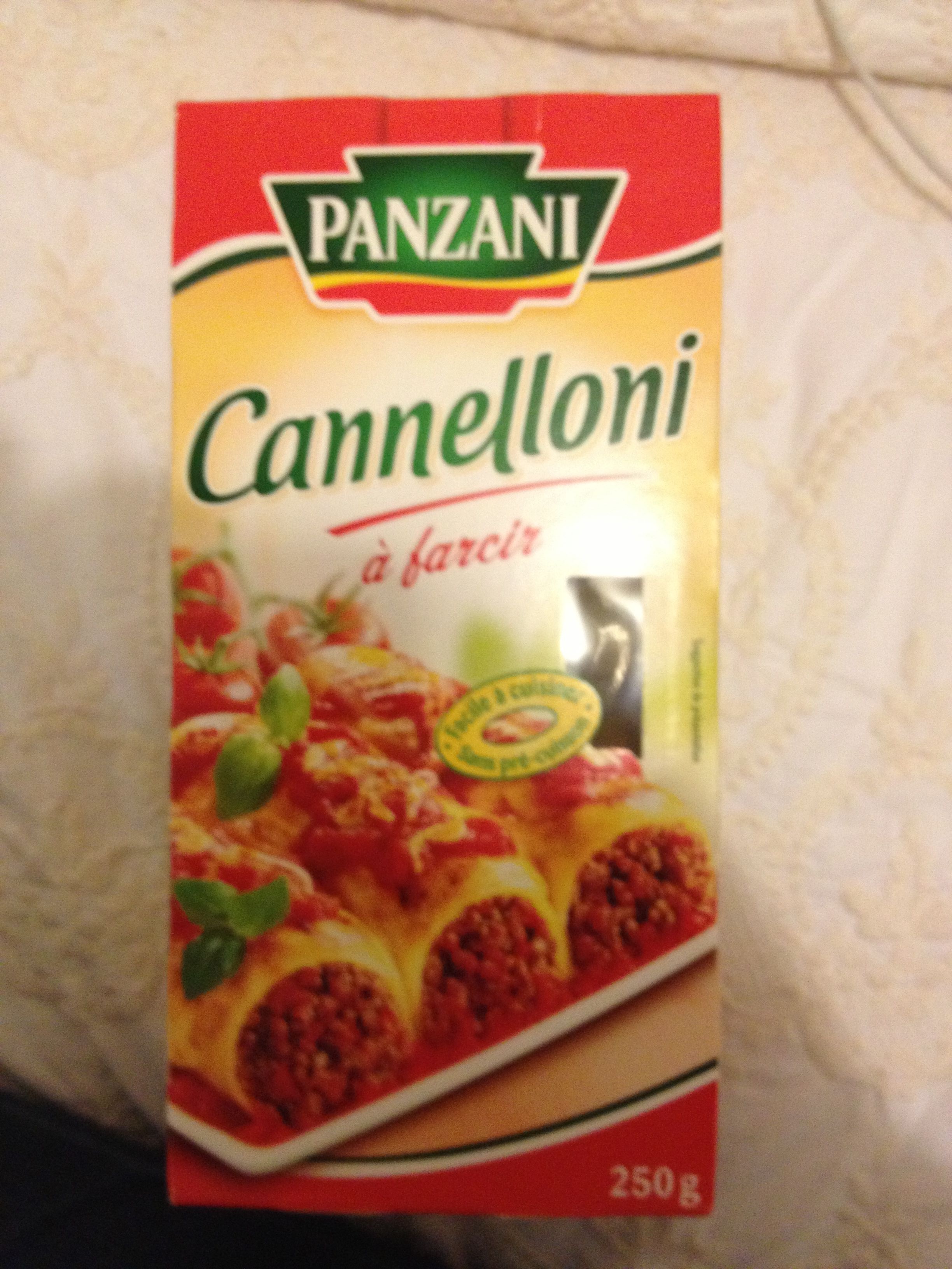 Panzani Pâtes Cannelloni 250G
