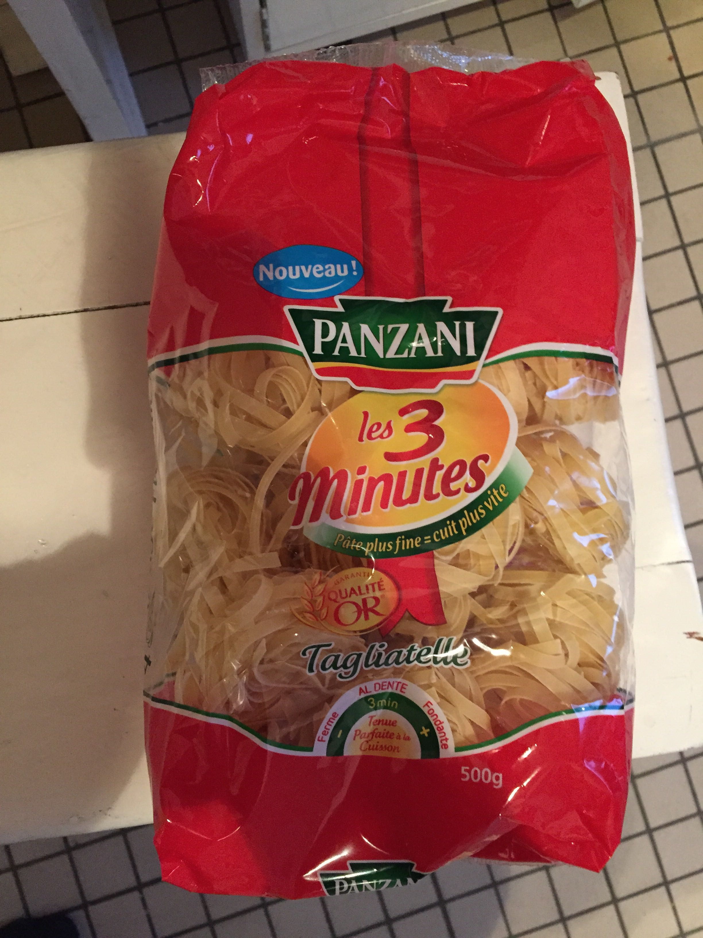 Panzani tagliatelle 3 minutes 500g