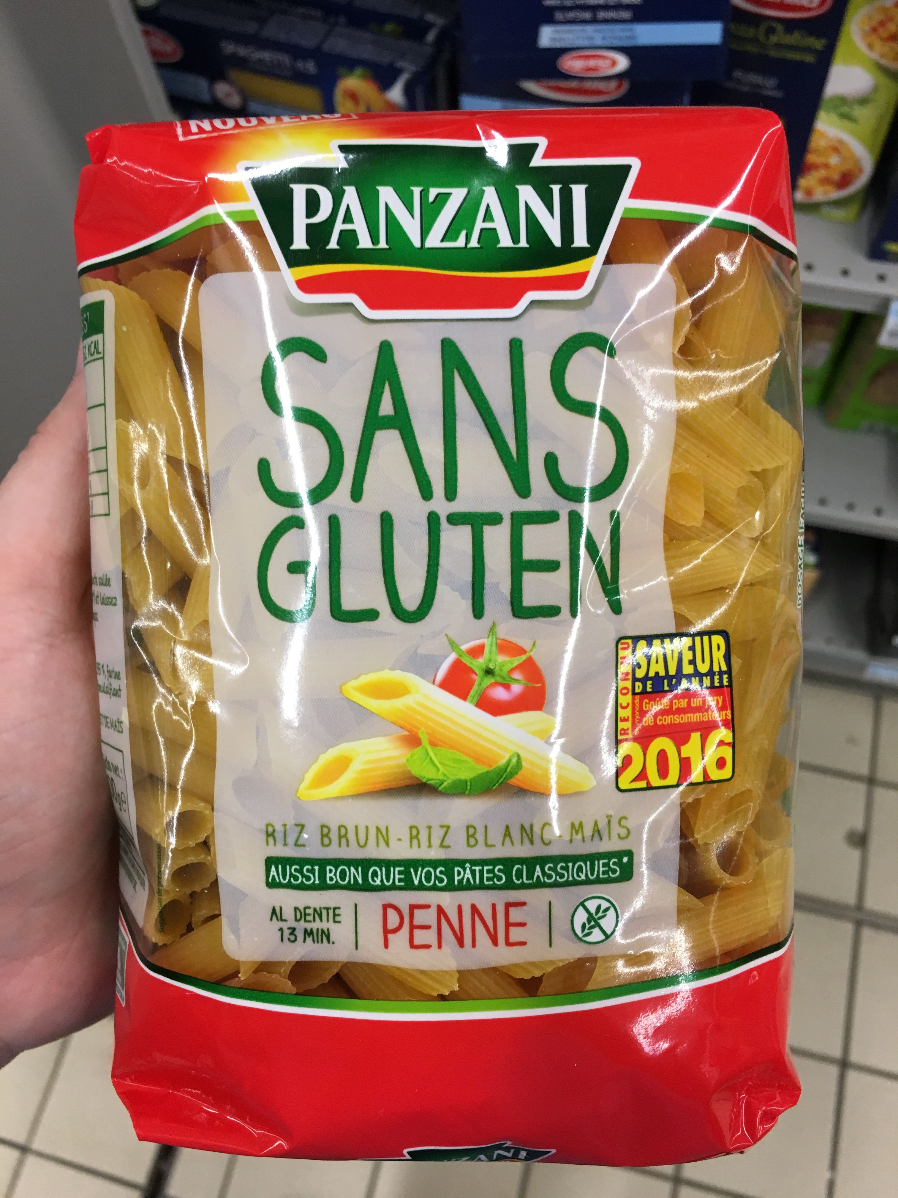 Penne Sans gluten