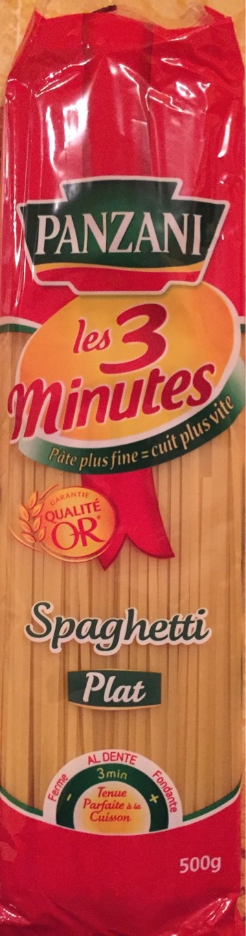 Panzani Pâtes Cuisson Rapide Spaghetti Plat 500G