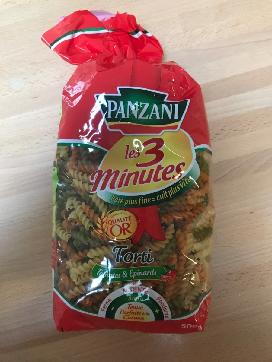 Panzani torti tomates & epinards 3 minutes 500g