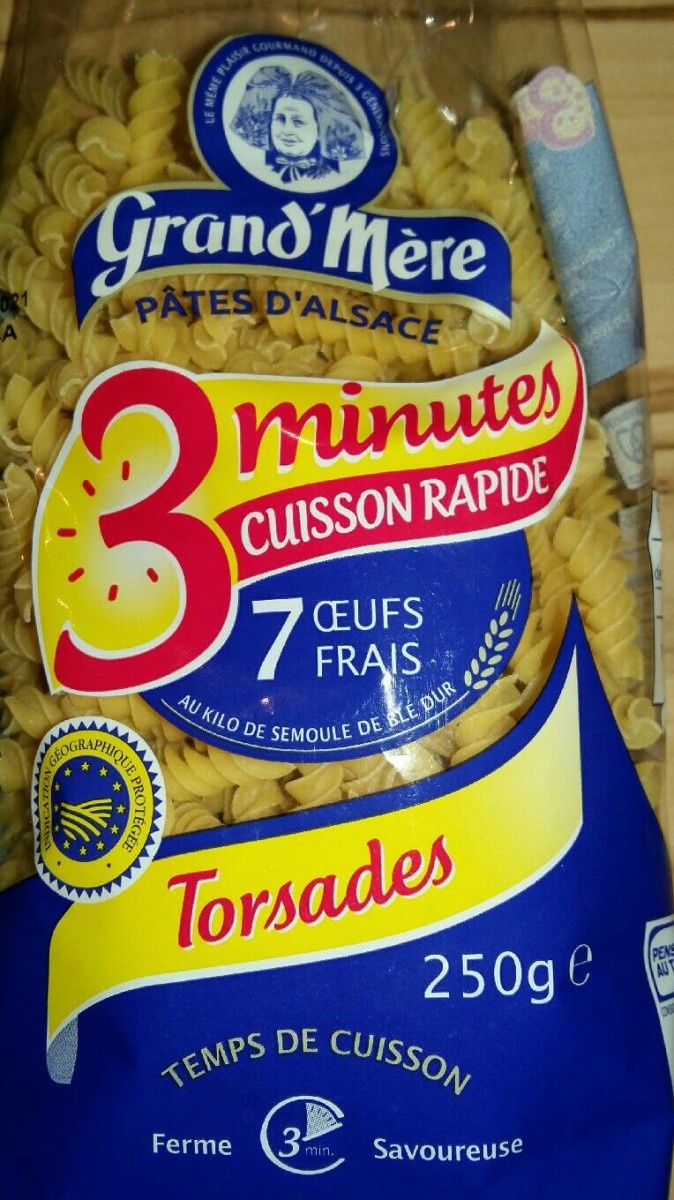 Torsades Cuisson Rapide