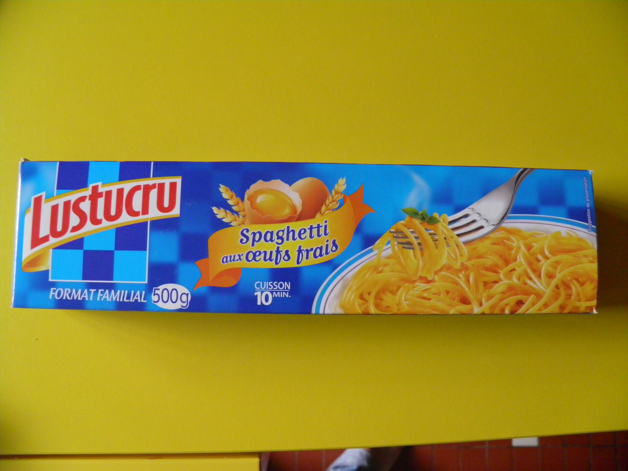 Spaghetti aux œufs frais (Format Familial)