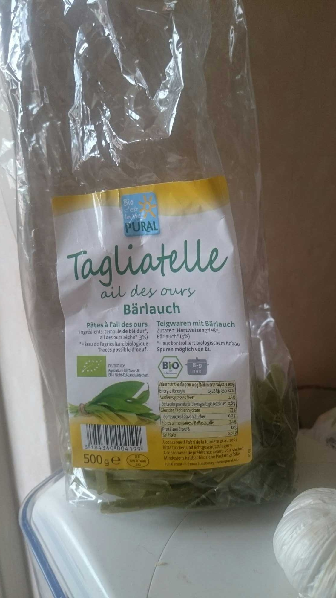 Tagliatelle ail des ours