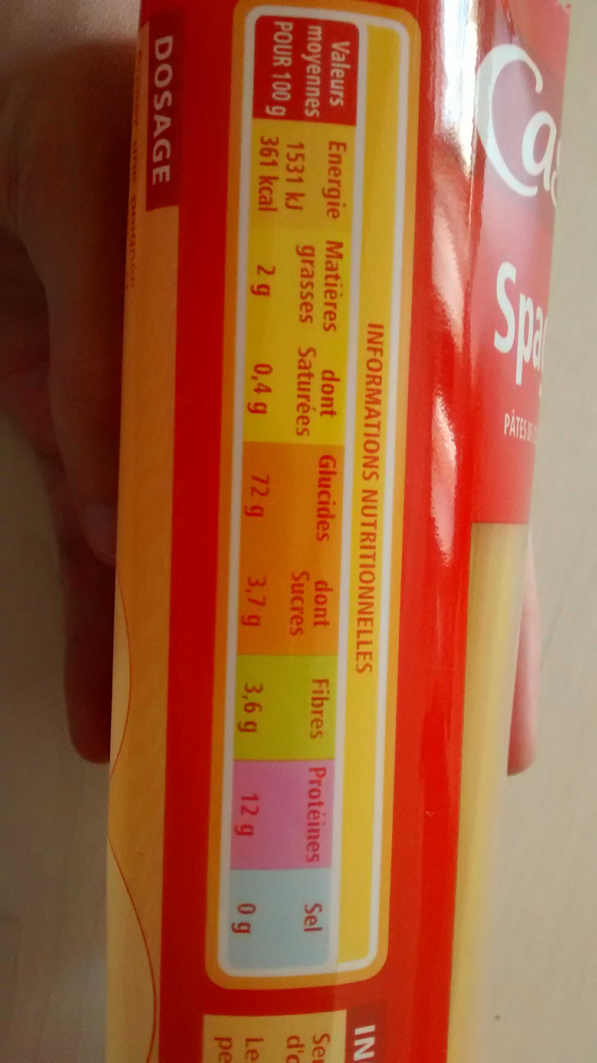 Spaghetti - pâtes de qualité supérieure