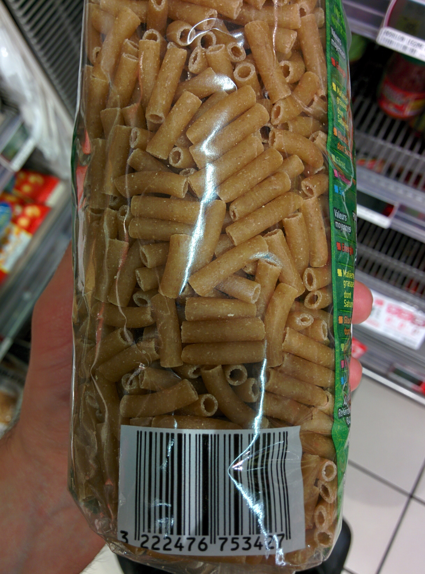 Macaroni complètes bio