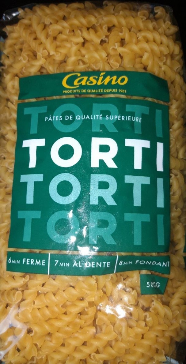 TORTI Pâtes de qualité supérieure