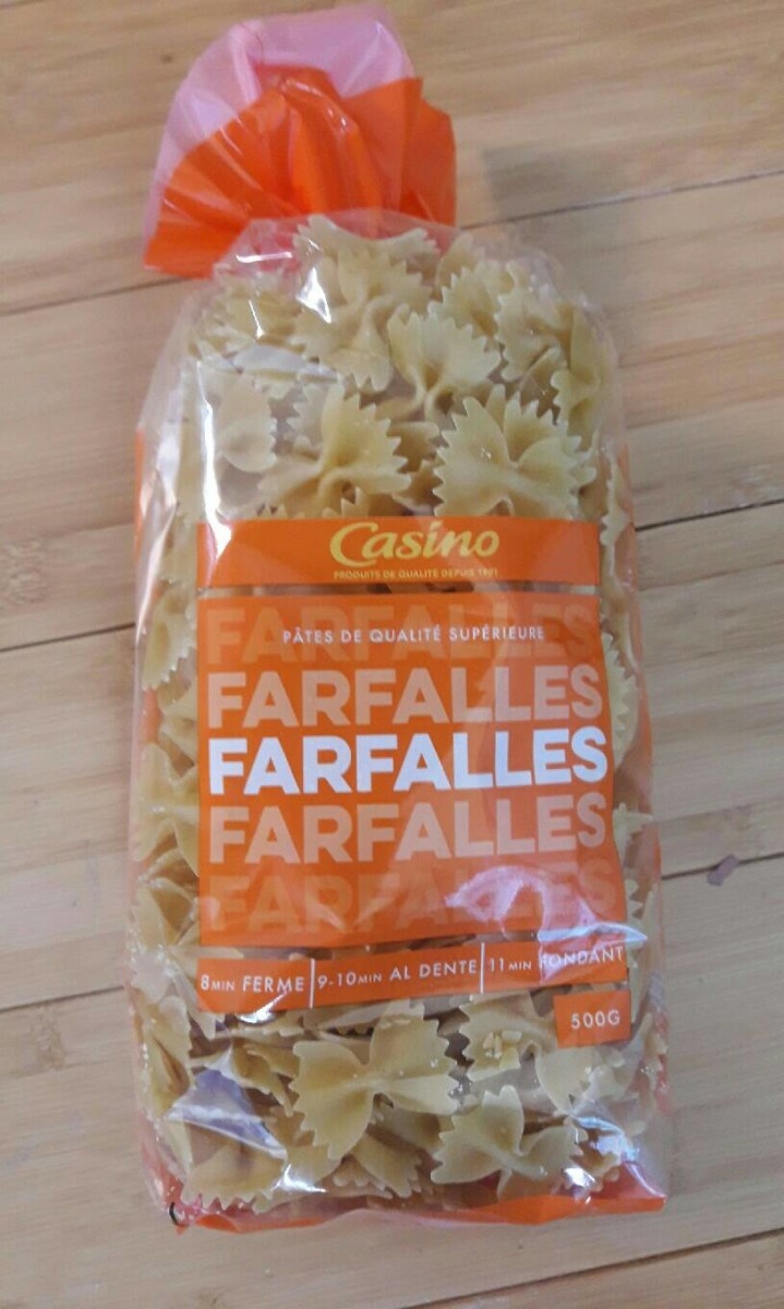 FARFALLES  Pâtes de qualité supérieure