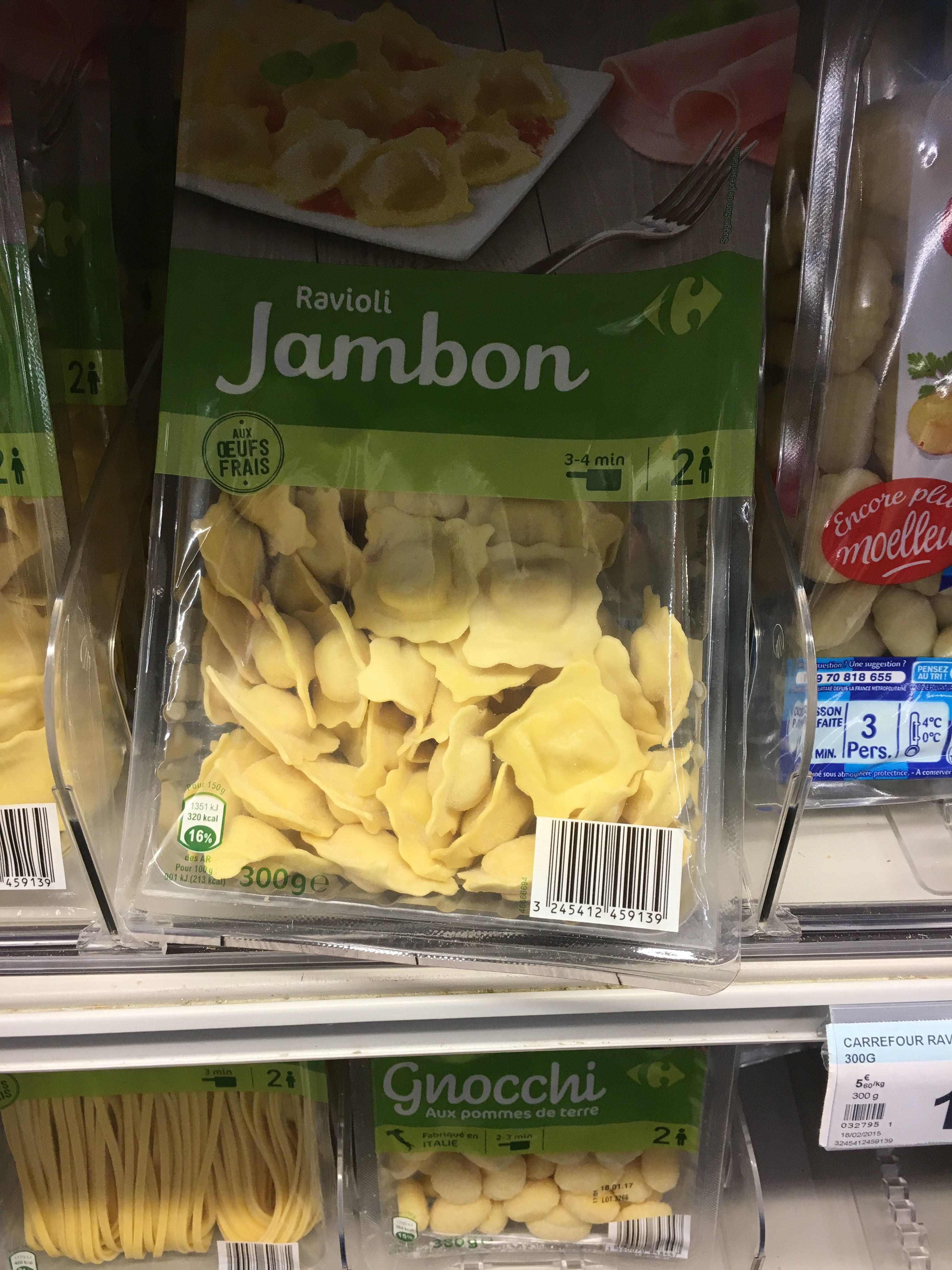 Ravioli jambon