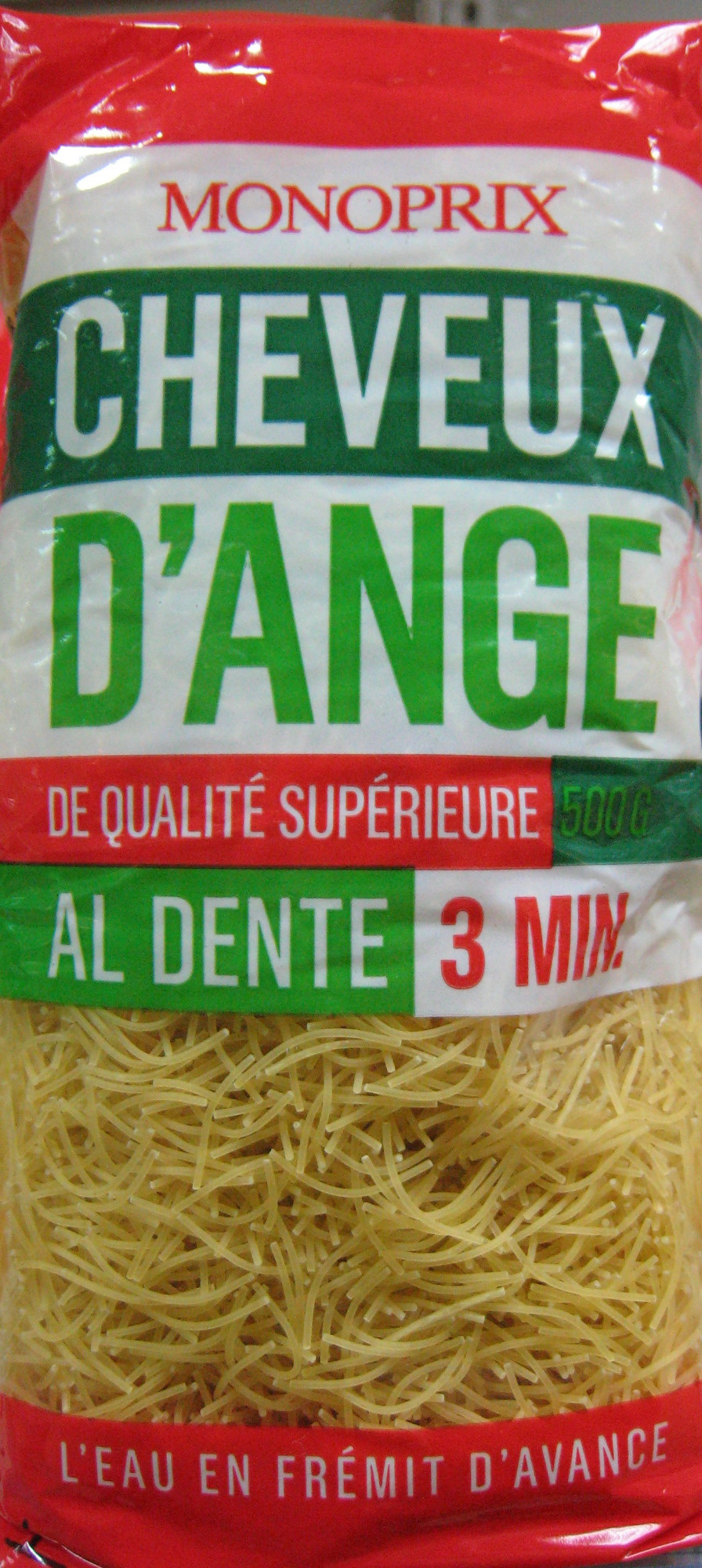Cheveux d'Ange (Al dente 3 min.)