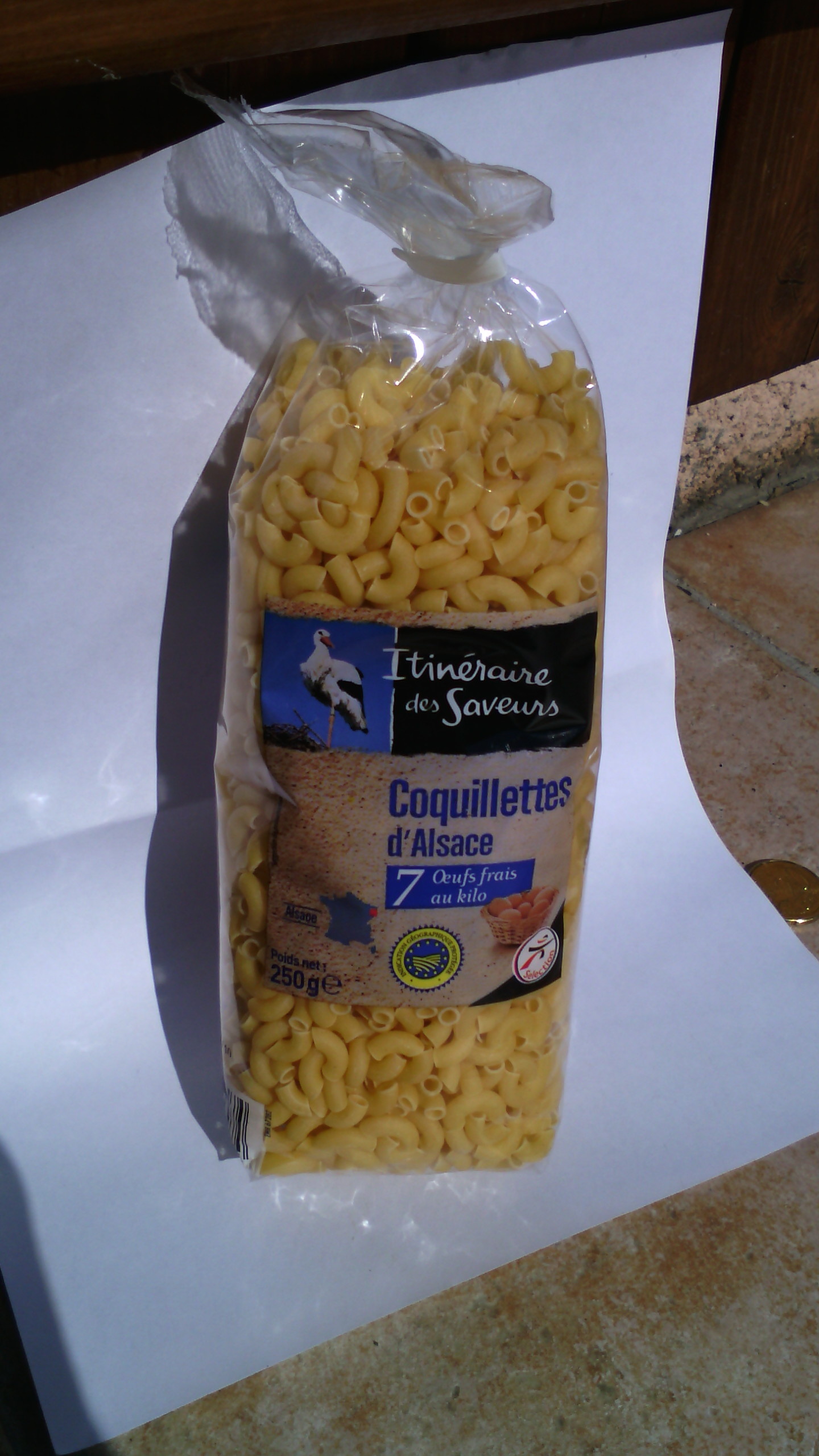 COQUILLETTES 7 ŒUFS FRAIS-250g