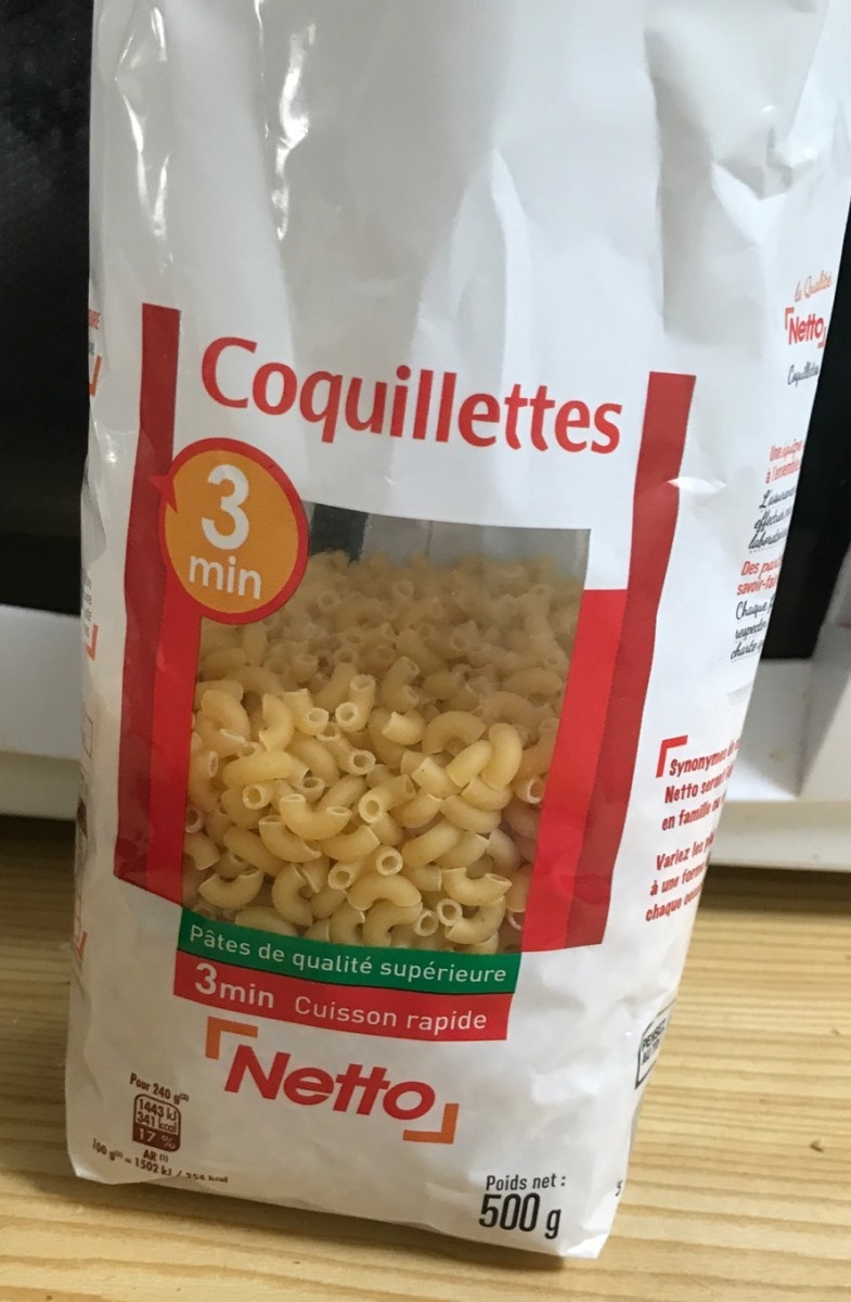 Coquillettes cuisson rapide