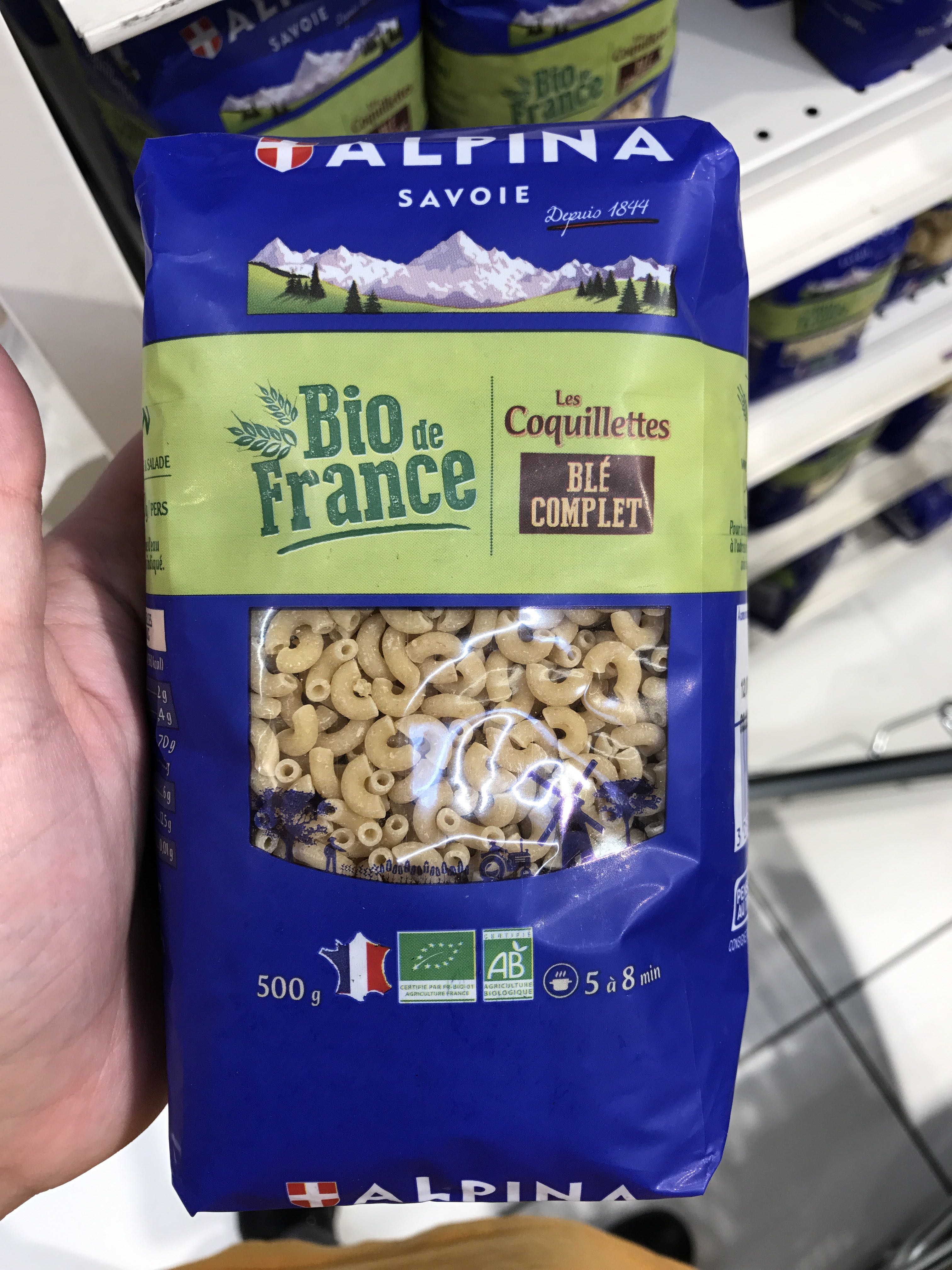 Coquillette blé complet