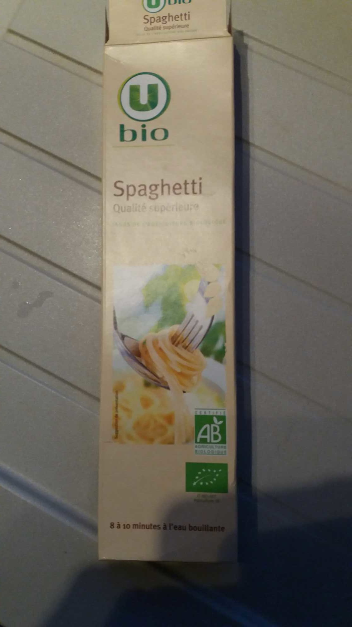 Pâte Spaghetti bio, paquet de 500g