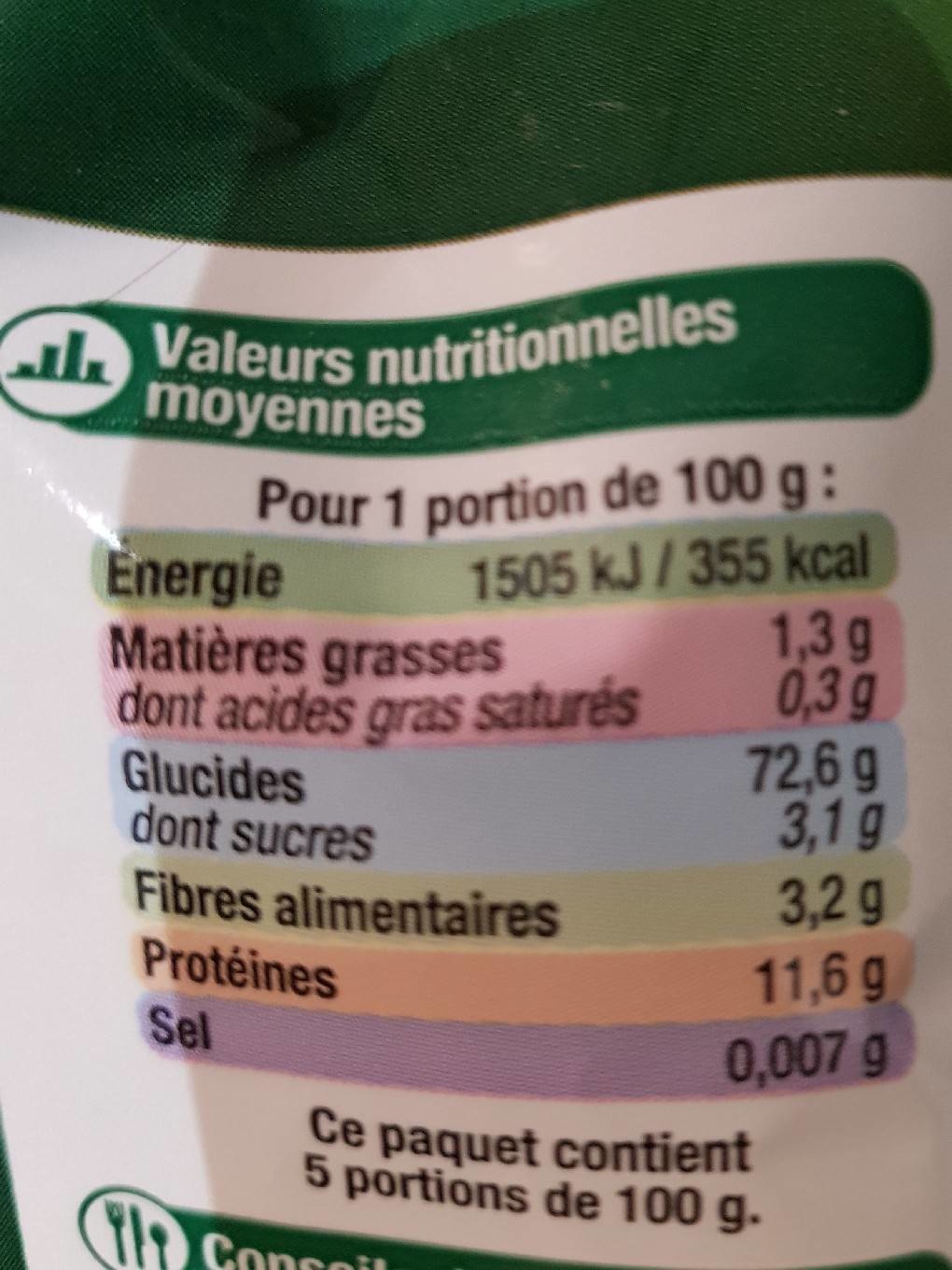 Pâtes étoiles, sachet de 500g