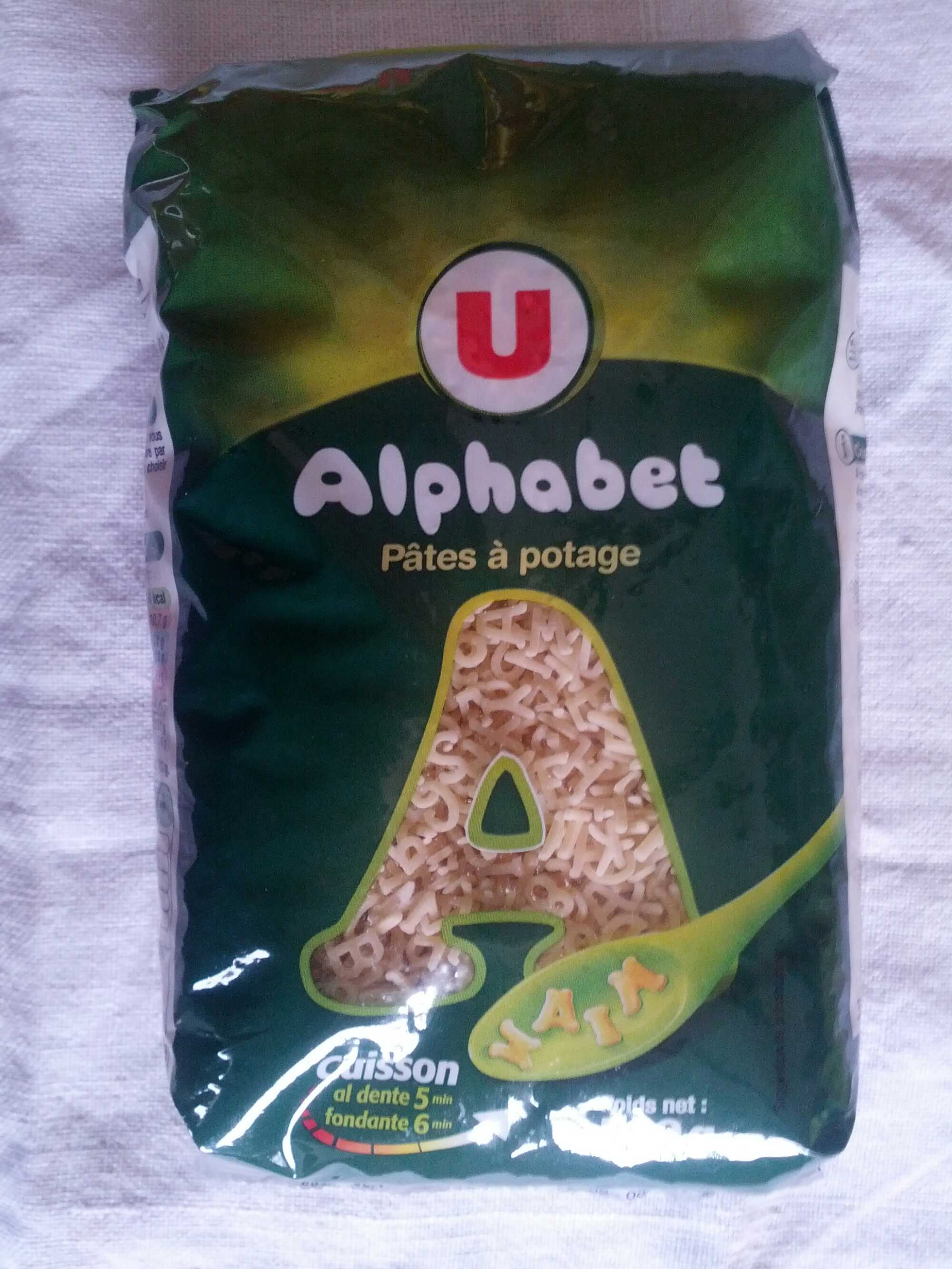 Pates alphabets, sachet de 500g
