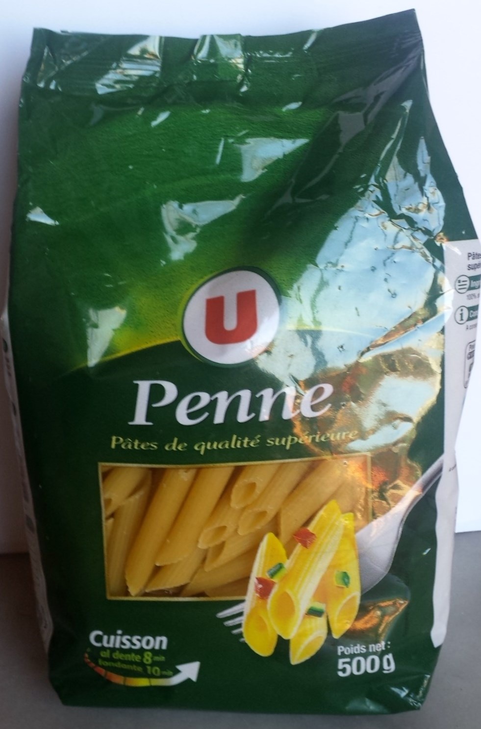 Pâtes Penne qualité supérieure cello, 500g