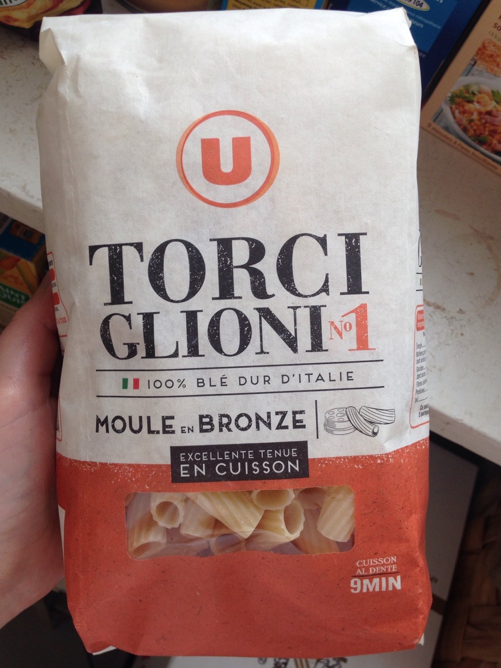Pâtes italiennes torciglioni n°1