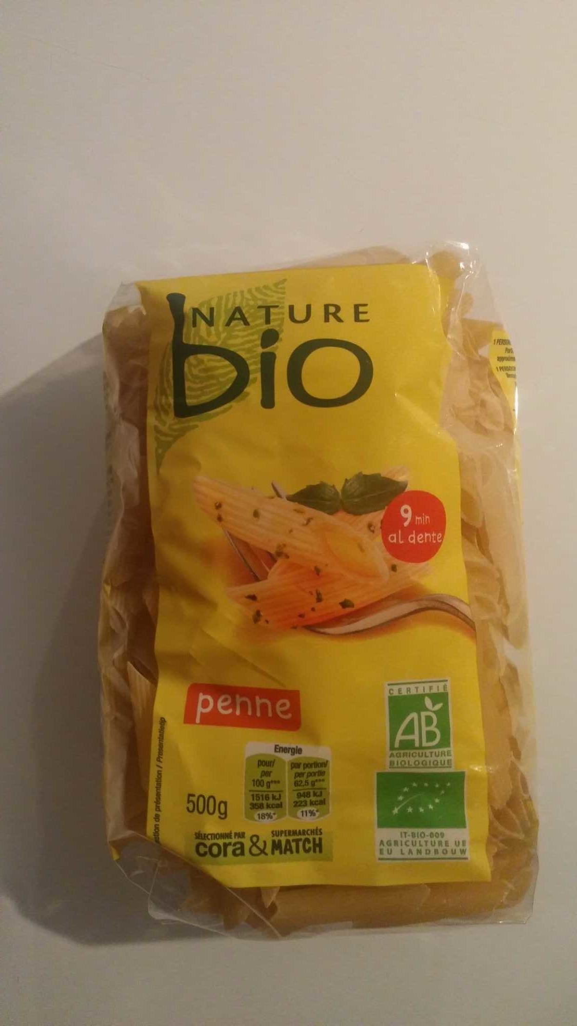 Penne Nature bio