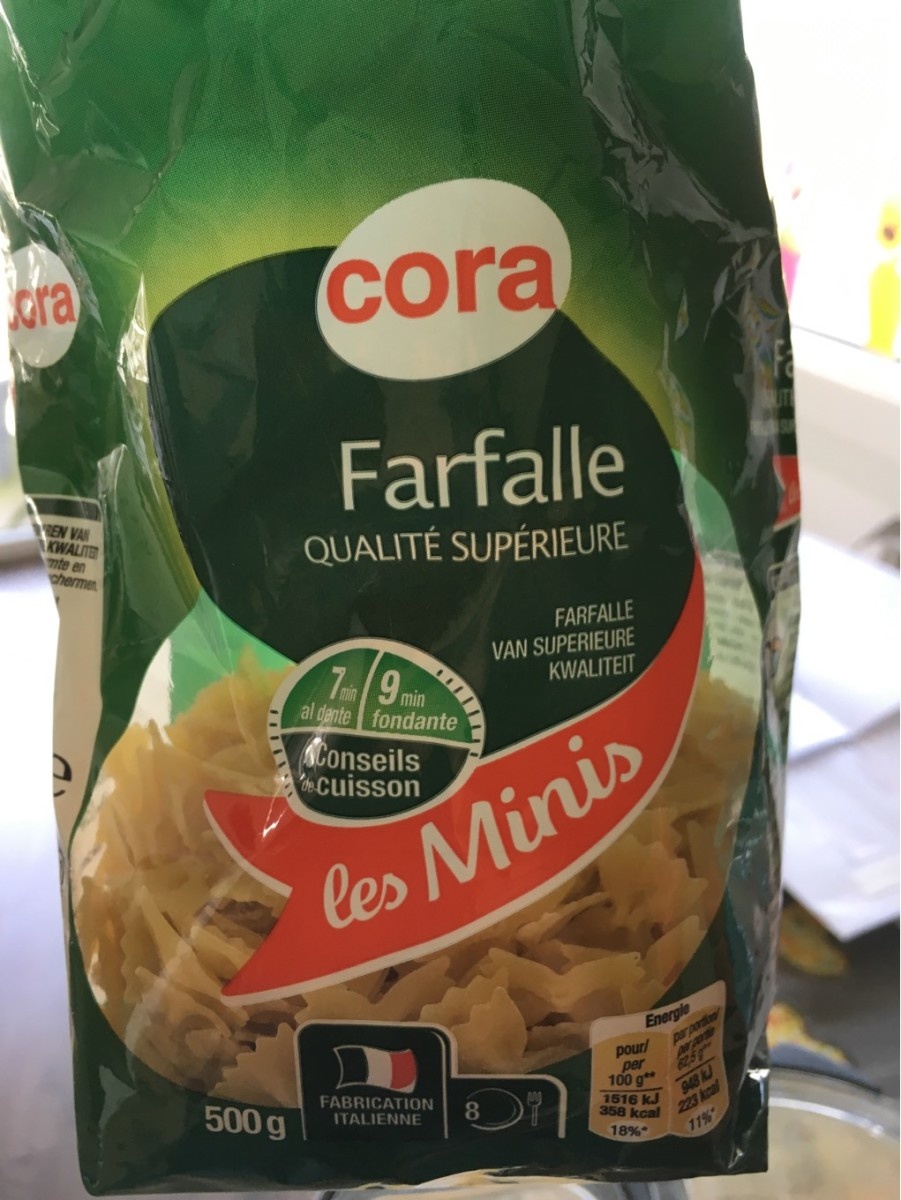 Mini Farfalle aux Carottes et Potiron