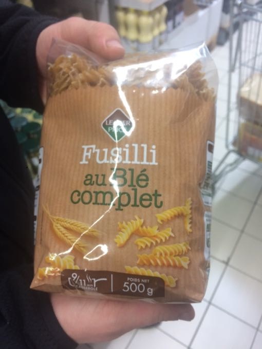 Fusilli au blé complet