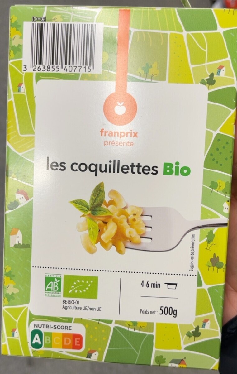 Les coquillettes bio