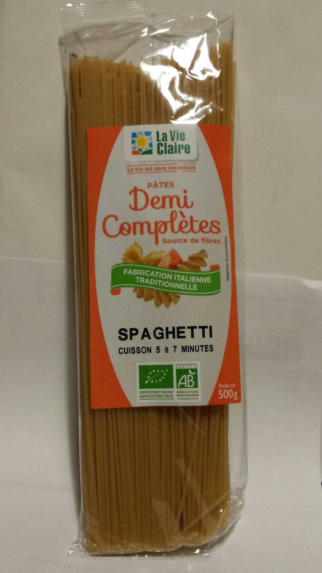 Spaghetti demi-complets
