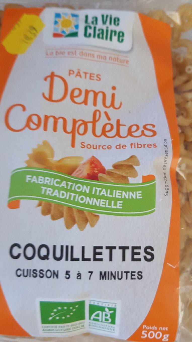 Pâtes demi complètes  coquillettes