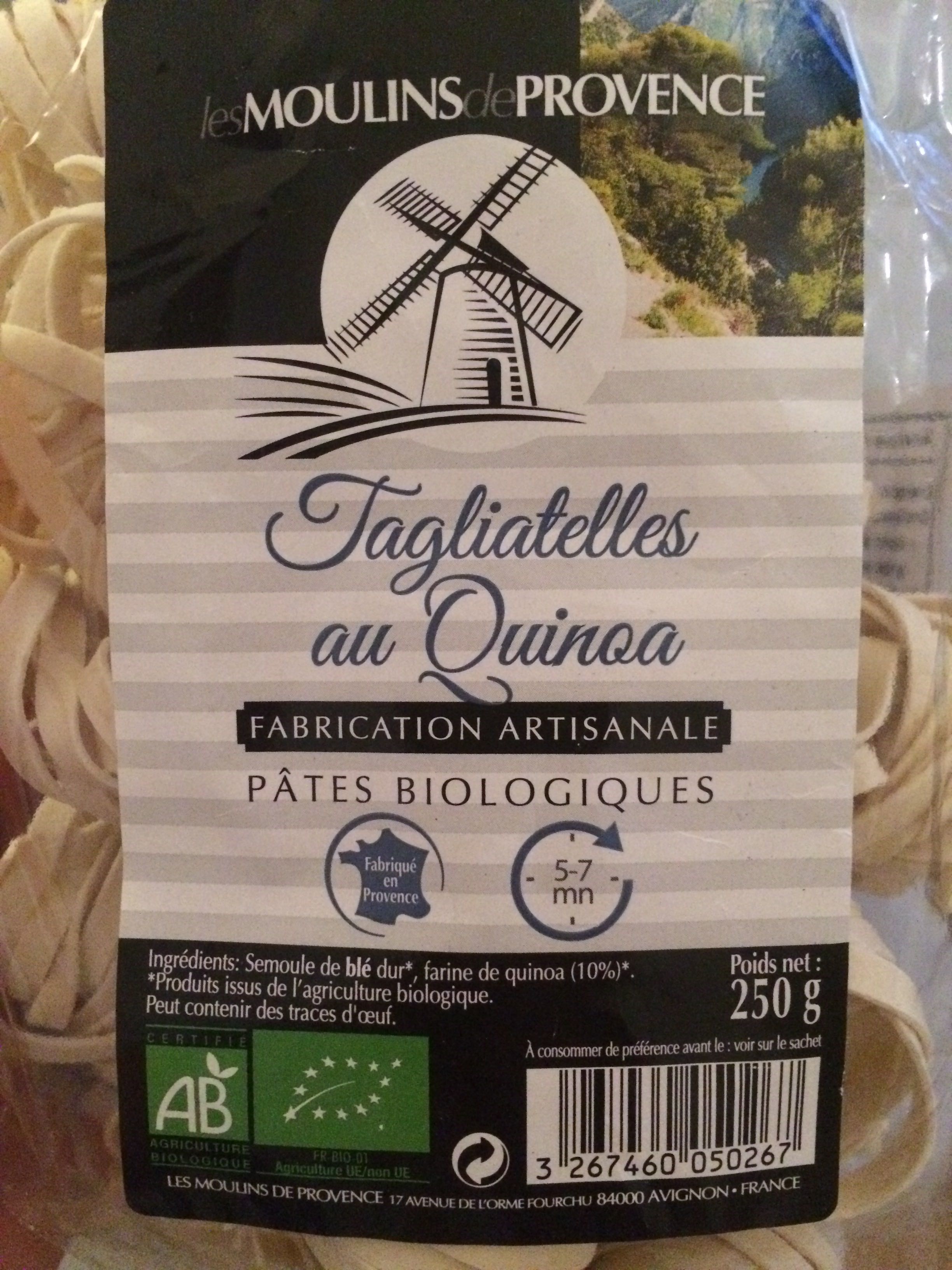 Tagliatelle Bio au Quinoa