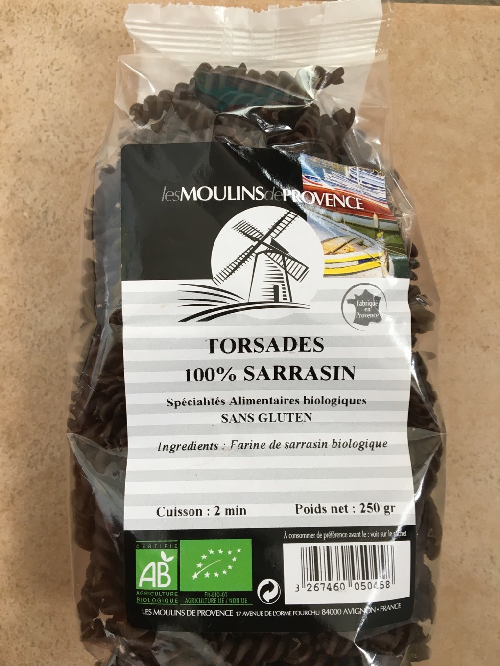 Torsades au sarrasin