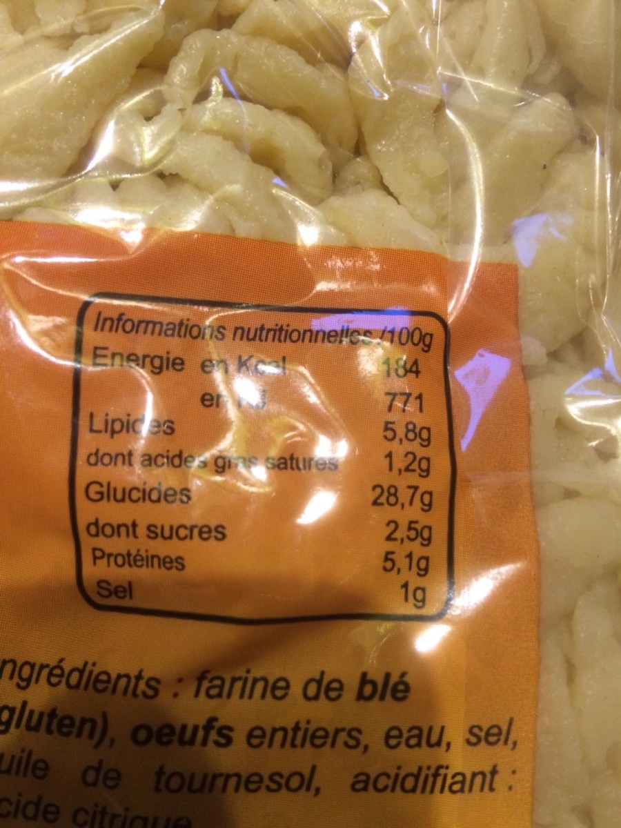 Spätzles d'Alsace