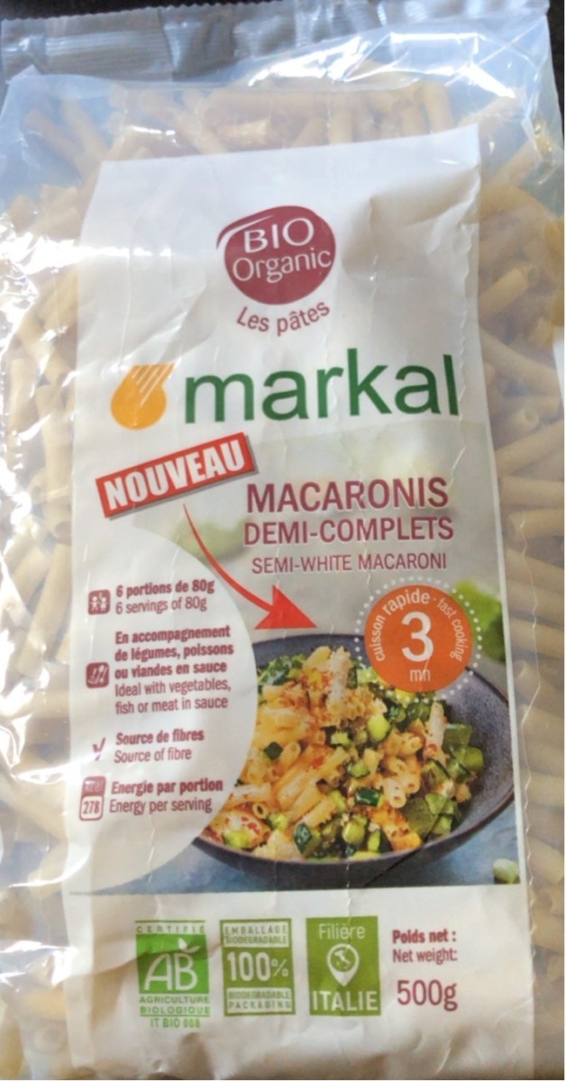 Macaronis demi-complets