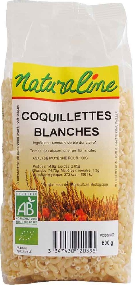 Coquillettes blanches