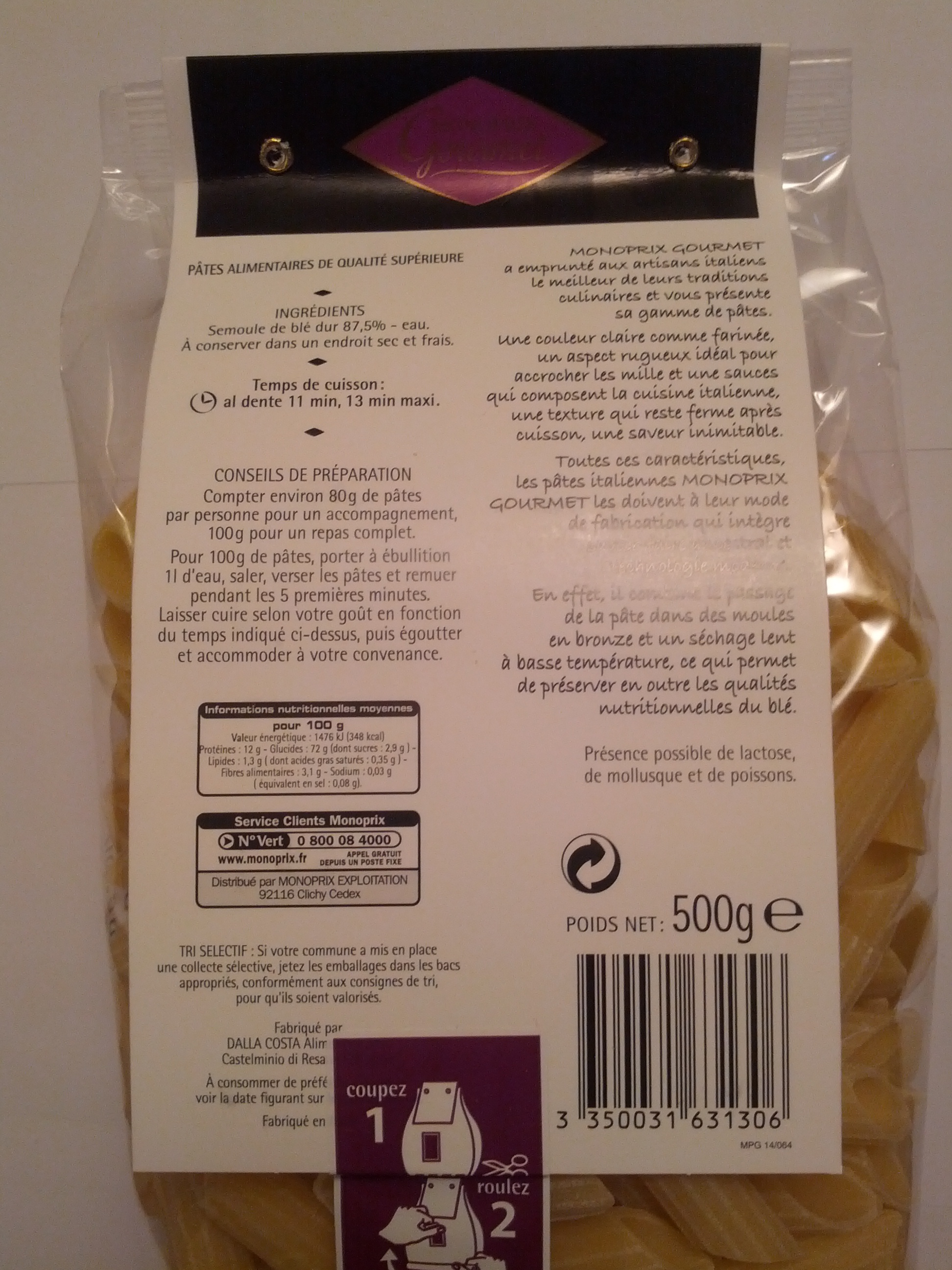 Pennoni,  extrudées au bronze