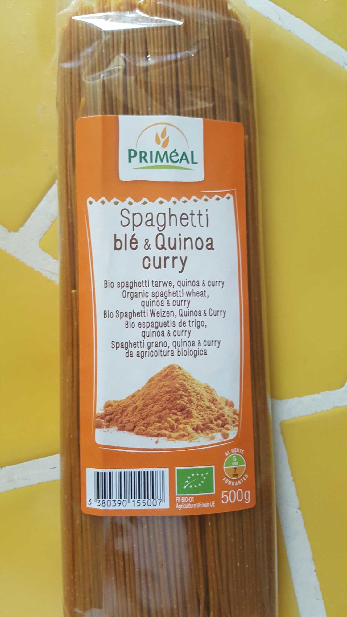 Spaghetti Blé & Quinoa au curry