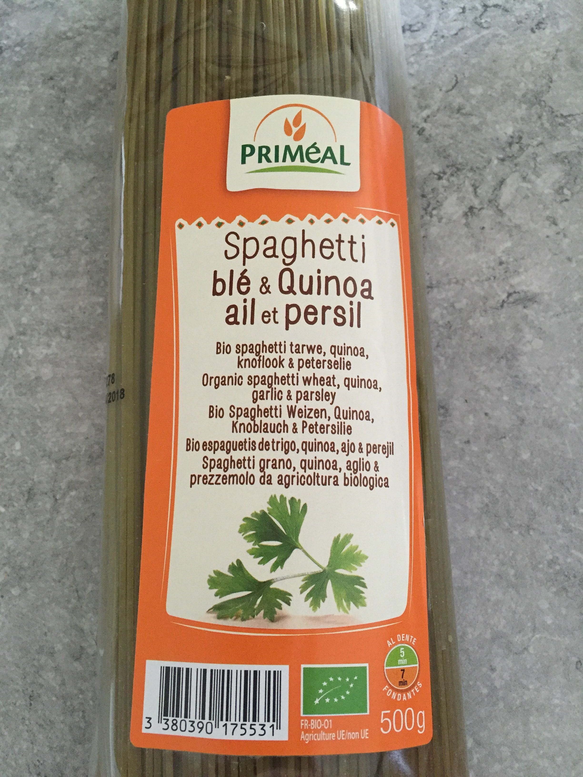 Spaghetti Quinoa - Ail et persil