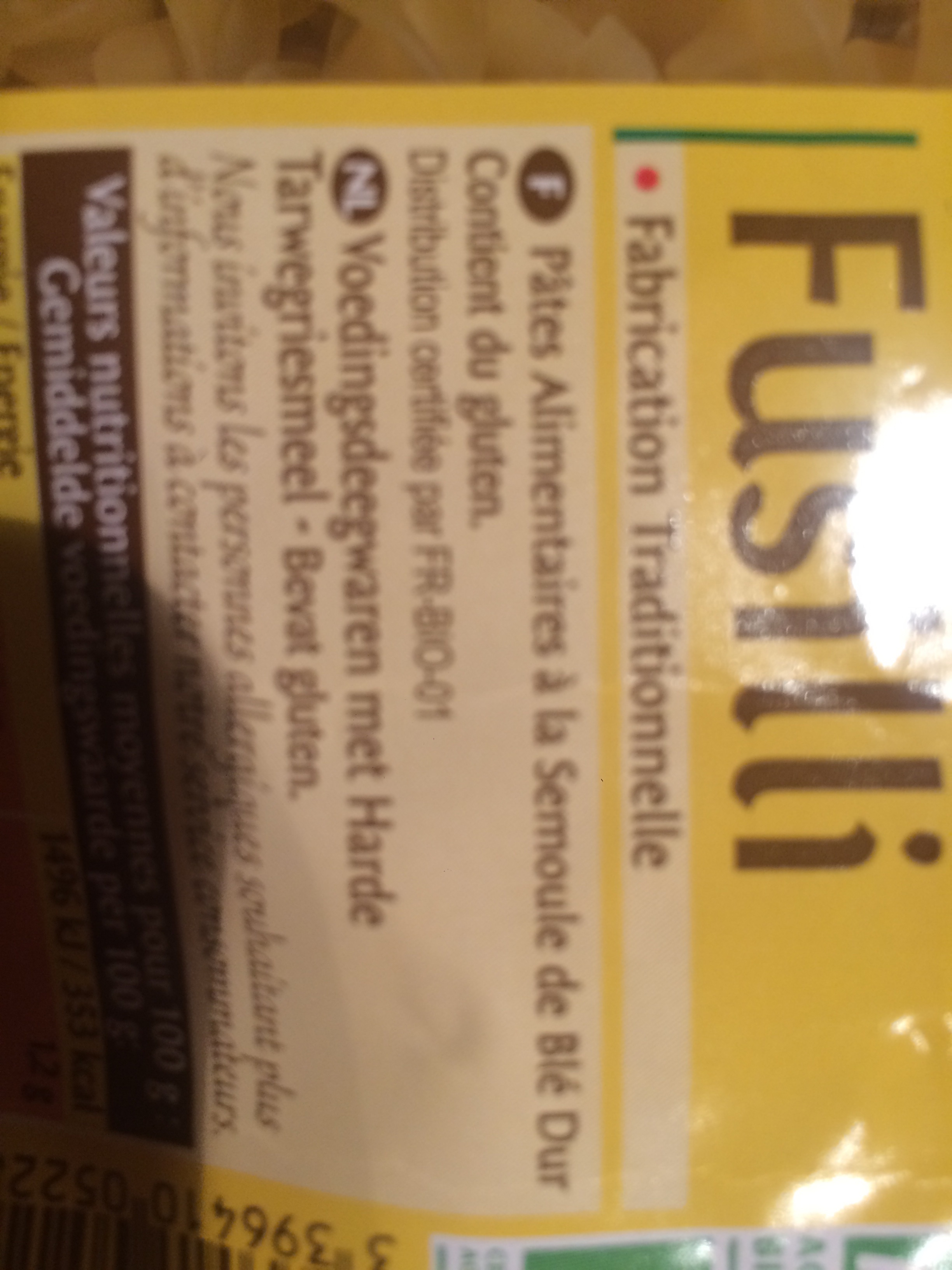 Fusillis Blancs