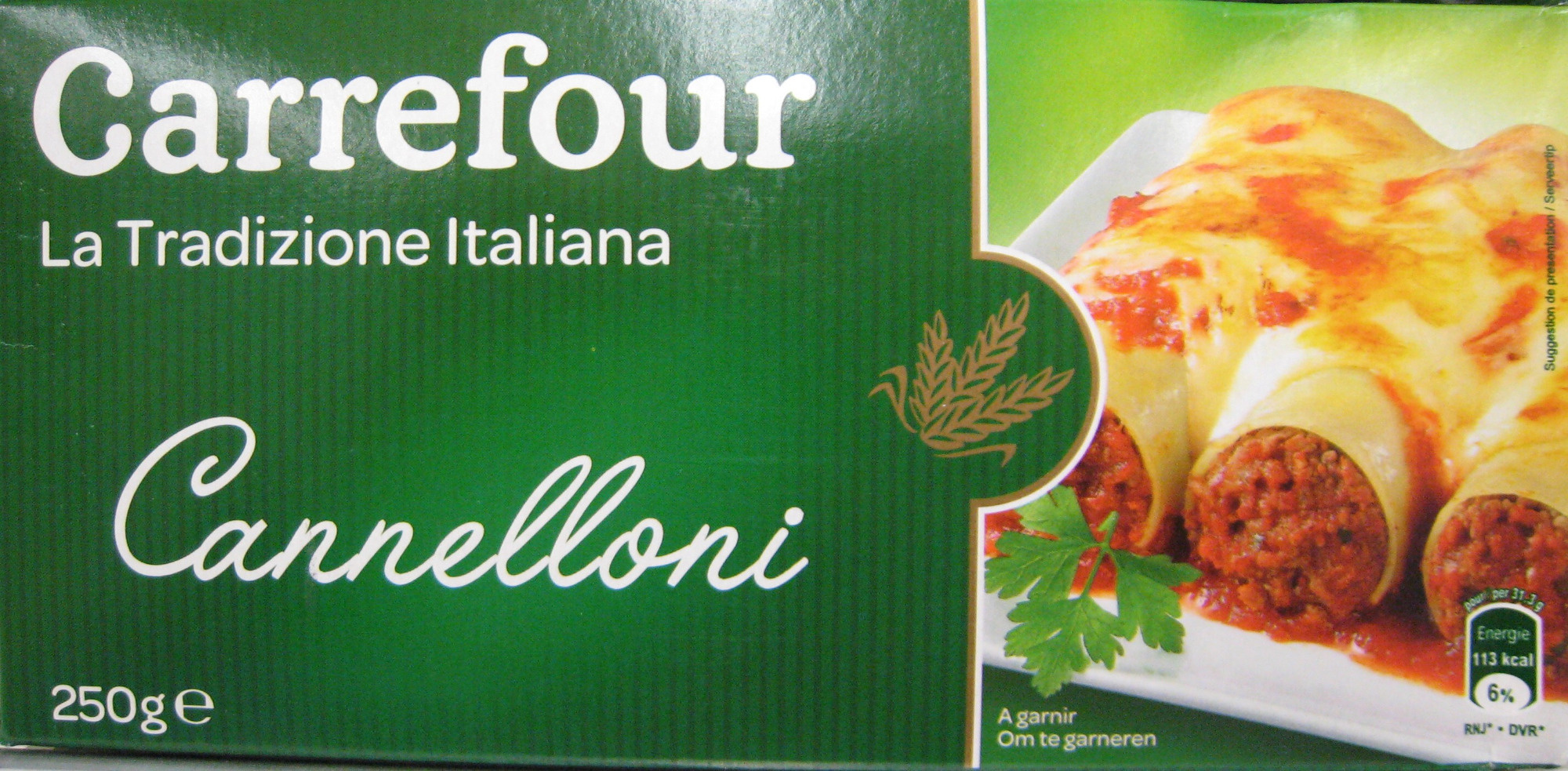 Cannelloni - Pâtes alimentaires de qualité supérieure