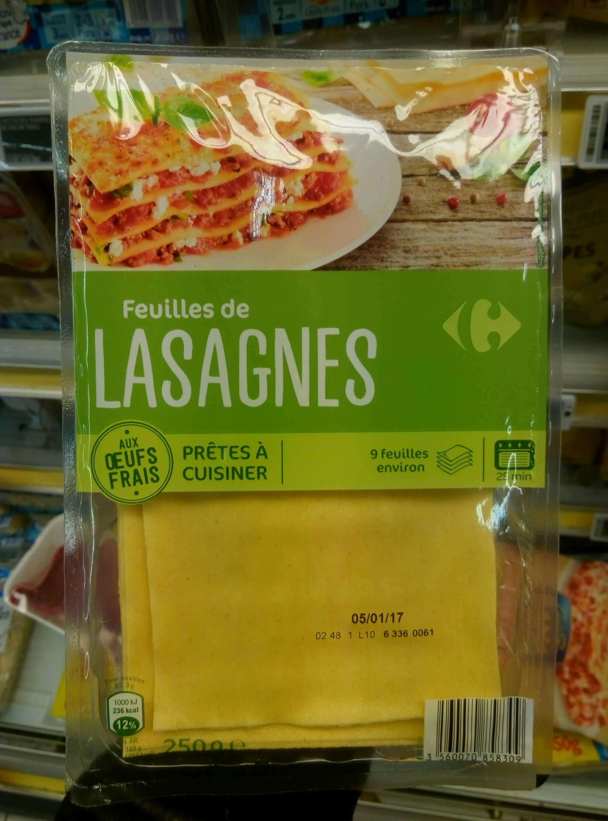 Feuilles de Lasagne