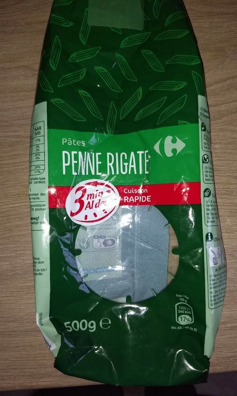 3min PENNE RIGATE CUISSON RAPIDE
