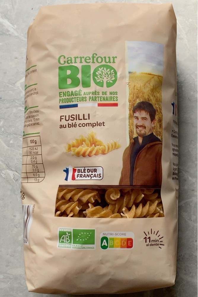 Fusilli au blé complet