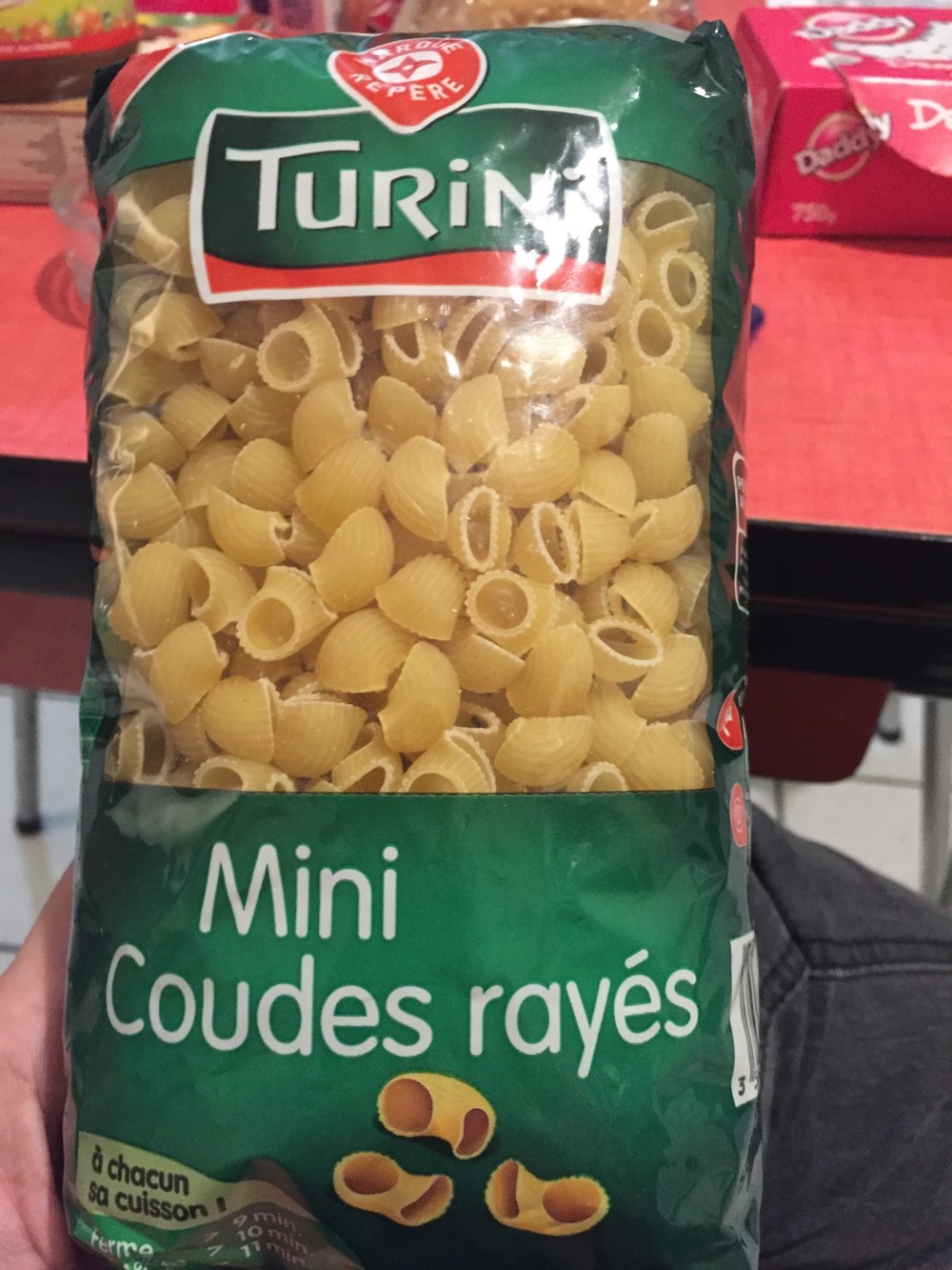 Mini coudes rayés